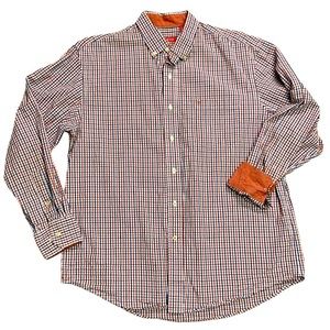 Izod I Checkered Button Down